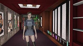 Brunette babe gets naughty in anime-inspired Fallout 4 game
