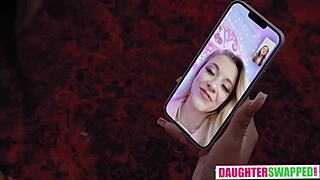 Facetime sex companions Riley Star, Serena Santos, Preston Parker, and Sergeant Miles engage in steamy encounters
