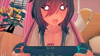 A shemale stepsister's naughty encounter with her stepbrother