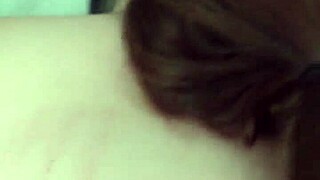 Redhead babe gets her ass pounded in homemade video