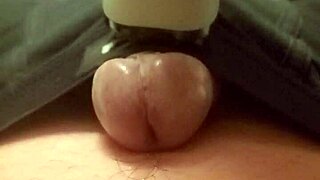 Gay massage turns into steamy handjob and explosive cumshot