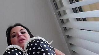 Experience the domination of a giantess with massive feet in a POV video