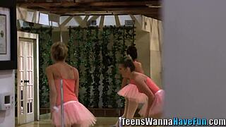 Real high definition video of teenage ballerinas indulging in lesbian oral pleasure