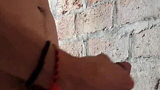 Amateur guy with tattoos gets ready for fucking