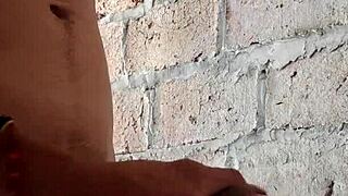 Amateur guy with tattoos gets ready for fucking