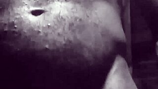 Tiny smoker gets cock out and dances