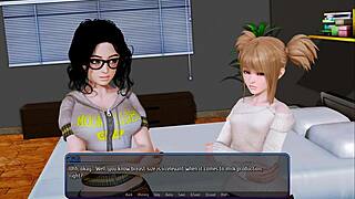 Explore the erotic adventures of Maria in a visual novel-style game