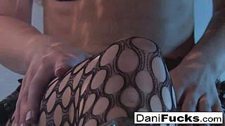 Dani Daniels indulges in solo pleasure with her luscious curves and tantalizing assets