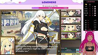 Vtuber Lewdneko's erotic adventure in Evenicle Part 9