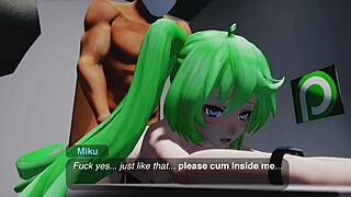 Miku's animated casting session continues in part 5