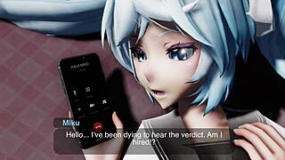 Miku's animated casting session continues in part 5
