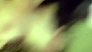 A homemade video of an amateur using a large dildo for pleasure