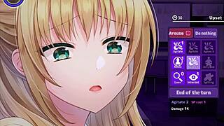 Fetish-filled anime adventure with explosive cum battles