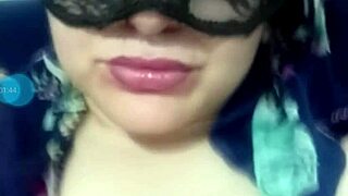 Lesbian couple enjoys mutual masturbation and orgasm