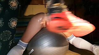 Fitness instructor fills my intimate area with semen for increased workout drive