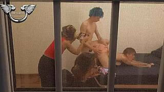 Exclusive behind-the-scenes footage of a man's voyeuristic desires and his friend's sexual encounter with his girlfriend