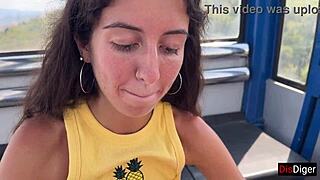 Thrill-seeking 18yo gets wild on a public Ferris wheel