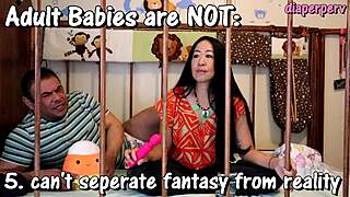 Breaking stereotypes and exploring the world of diaper play