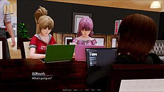 Experience the ultimate pleasure with multiple partners in Hotel Game 291