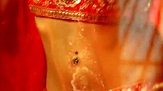 A flawless Indian beauty's sensual striptease