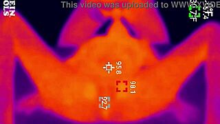 Slutty angel gets caught in extreme nightvision sex session