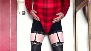 A shy but not cam shy sissy crossdresser explores bisexuality