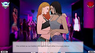 The seduction of Bimbo Ash in Visual Novel style continues