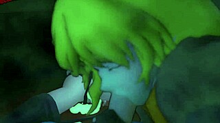 Three-way sex between Jaune, Ruby, and another person