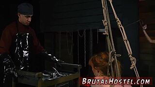 Young girls Alexa Nova and Kendall Woods in hardcore BDSM cuckold session