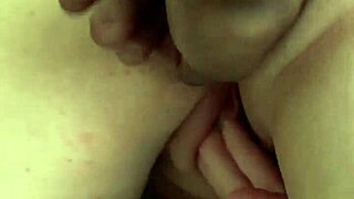 A big beautiful woman with a large body gets turned on and squirts while playing with her vagina