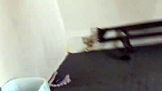 Mature slut gets spit and cum on her tits
