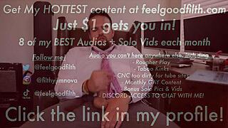 Satisfying moans and dirty talk in rough sex scene with pussy licking