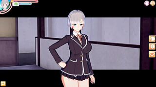 Jik Ashmi Chun and friends in naughty 3D anime fun