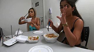 Izabela Pimenta's non-stop sex marathon continues with no breaks for meals