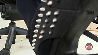Seductive footwear display