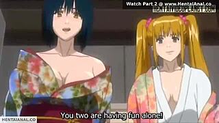 Sensual anime redhead gets wild with anal play