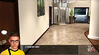 3D CG game walkthrough with Lucky and Roarnya
