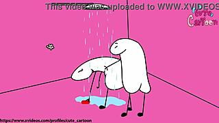 Meme Flok's erotic animated shower scene