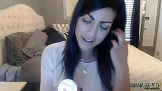 Briana Lee's big tits on full display in April 2015 webcam show