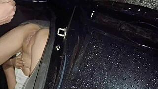 Steamy compilation of a wife showing her ass in the window and getting creampied by strangers