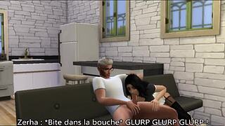 Sims 4: Family series Episode 6 from a week ago featuring French characters