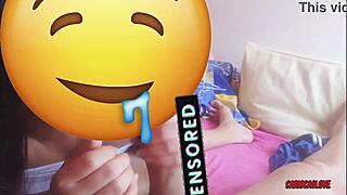 Amateur girlfriend swallows cum in viral internet video