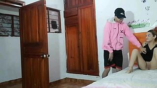 Horny stepsister gets a messy licking and pounding from her stepbrother