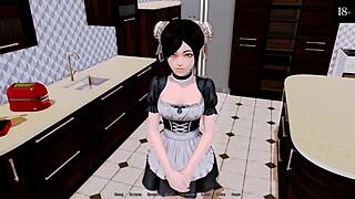 Full gameplay of Harem Hotel's 9th part with intense anime action