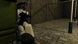 Kyller's intense Roblox sex scene in the alleyway