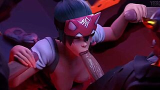 Kiriko's big ass takes center stage in this 3D animated teen porn