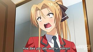 Caught in the act: anime stepsiblings' naughty encounter