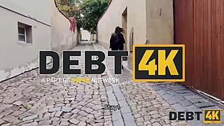 Debt4k's enticing video featuring a gorgeous white bunny with mesmerizing tits