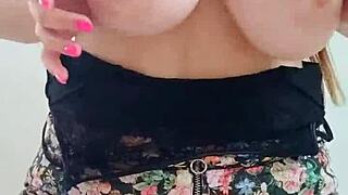 Young and naughty college girls in arousing outfits