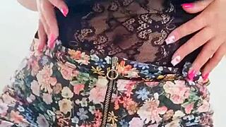 Young and naughty college girls in arousing outfits